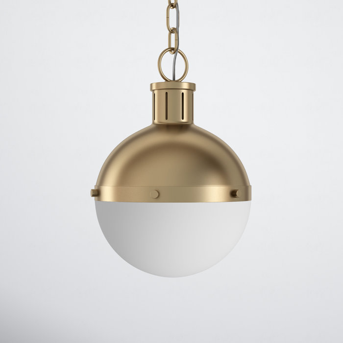 geoffrey single light glass steel dimmable pendant